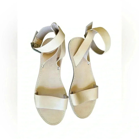 🤎 Madewell The Boardwalk Ankle Strap Leather Sandal Women’s Size 8.5 EUC - Picture 12 of 14